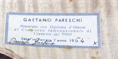 Gaetano Pareschi Violino - Ferrara 1964